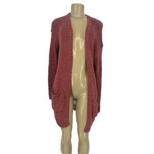 Free People Small Women Simply Sienna Cardigan Sweater Chunky Oversized 3-27